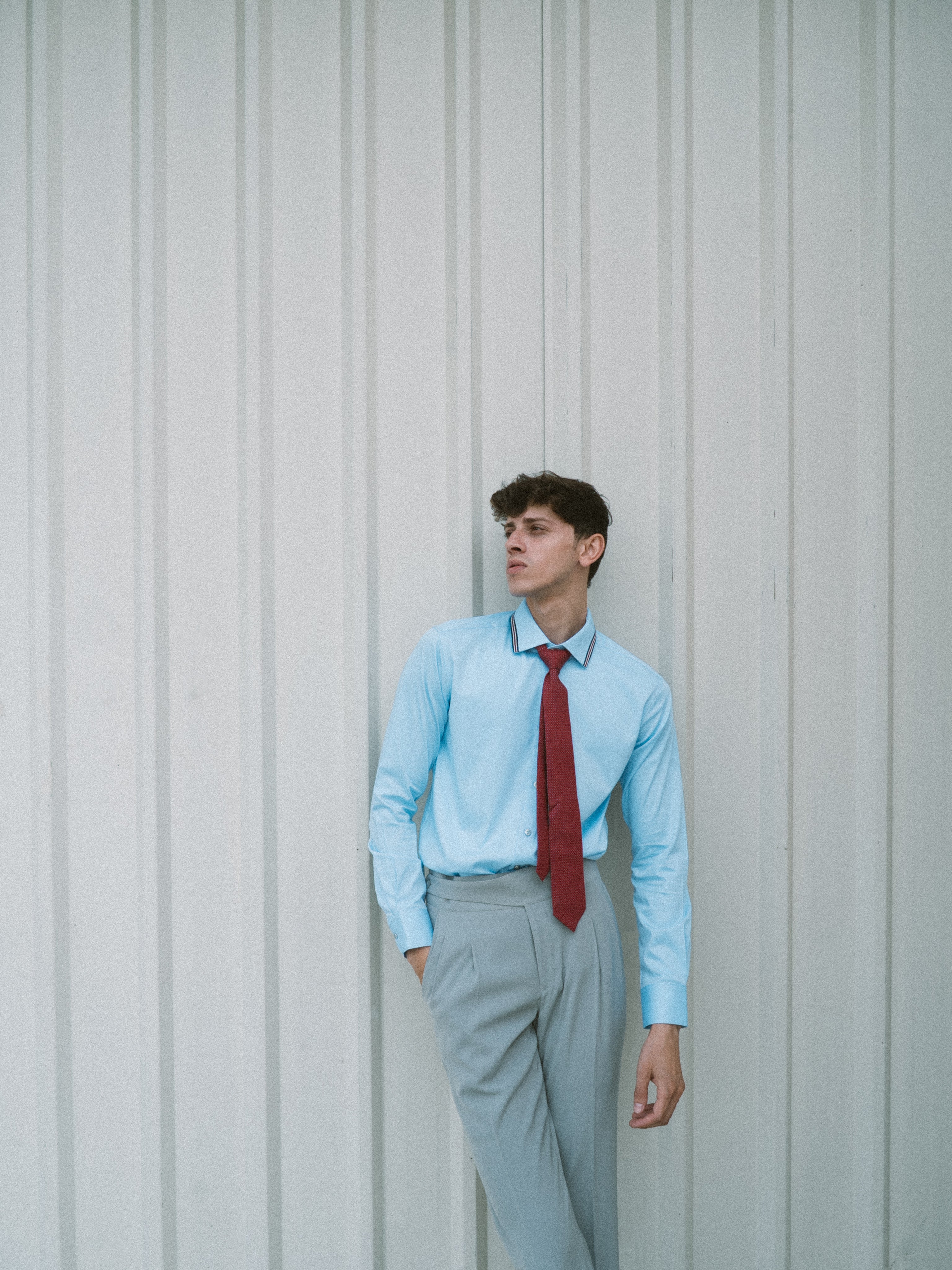 Skyline Trim Shirt - Sky Blue
