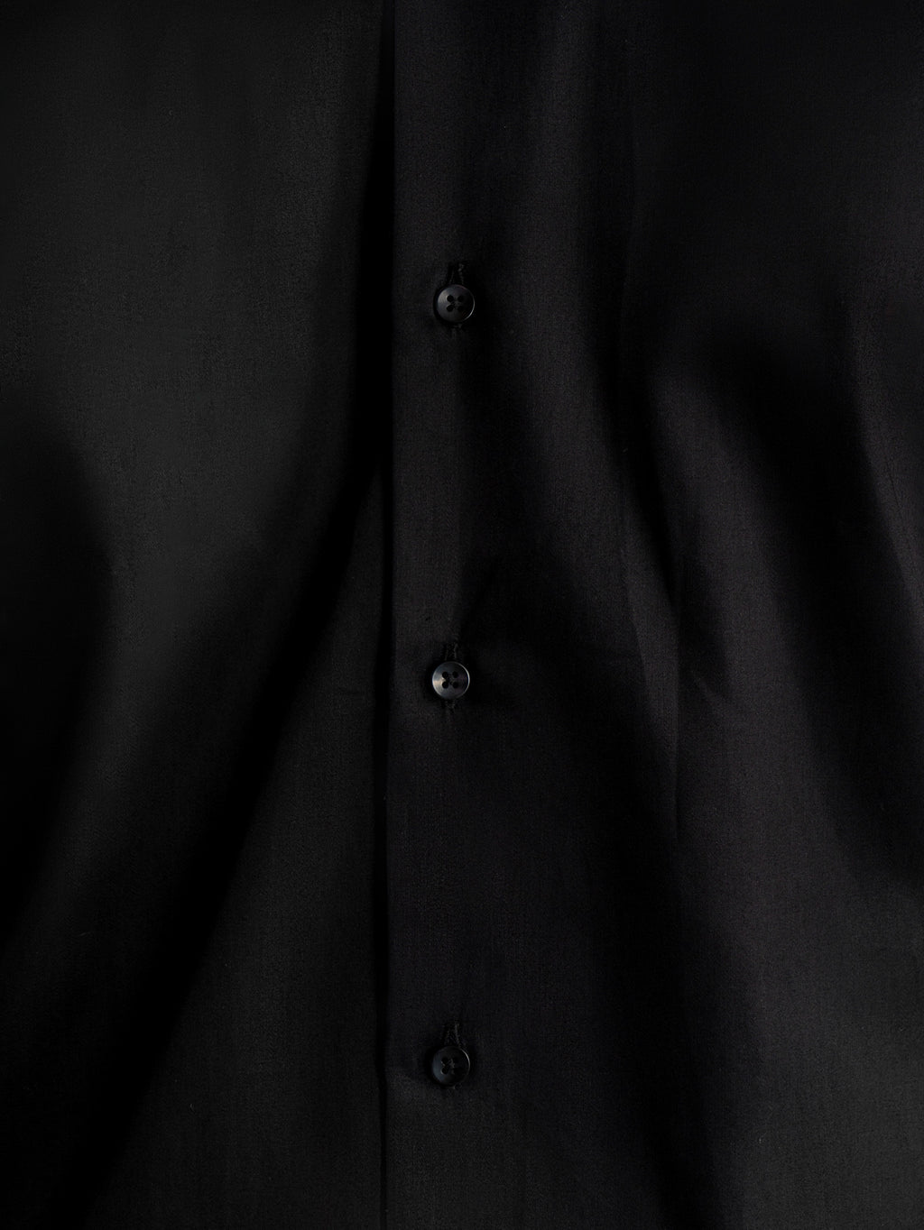Signature Black Contrast Collar Shirt