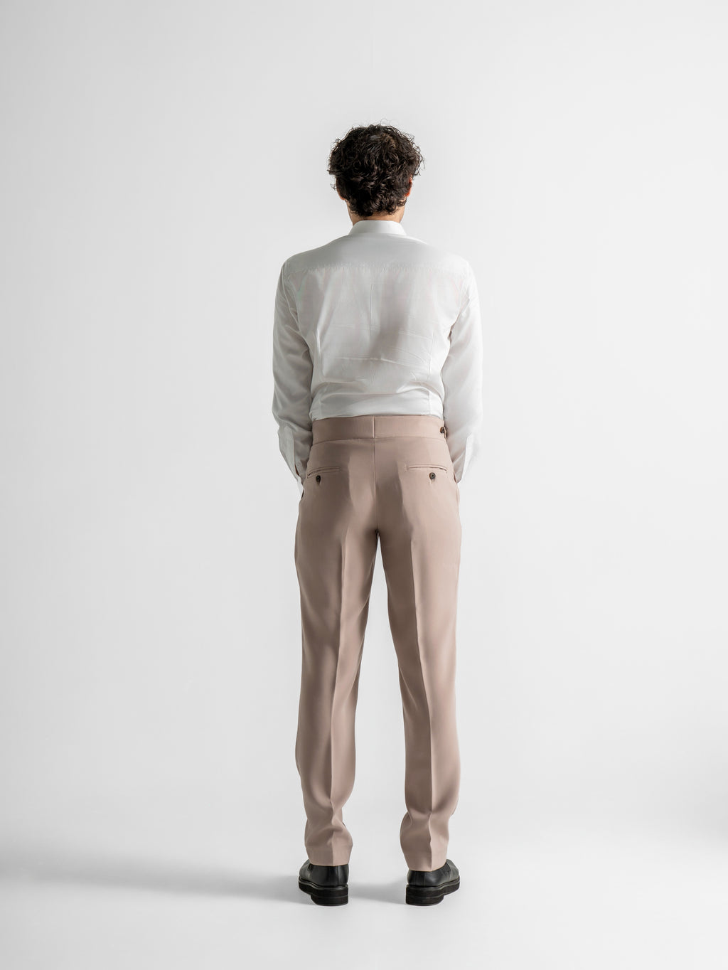 Extended-Strap Gurkha Trousers – Beige