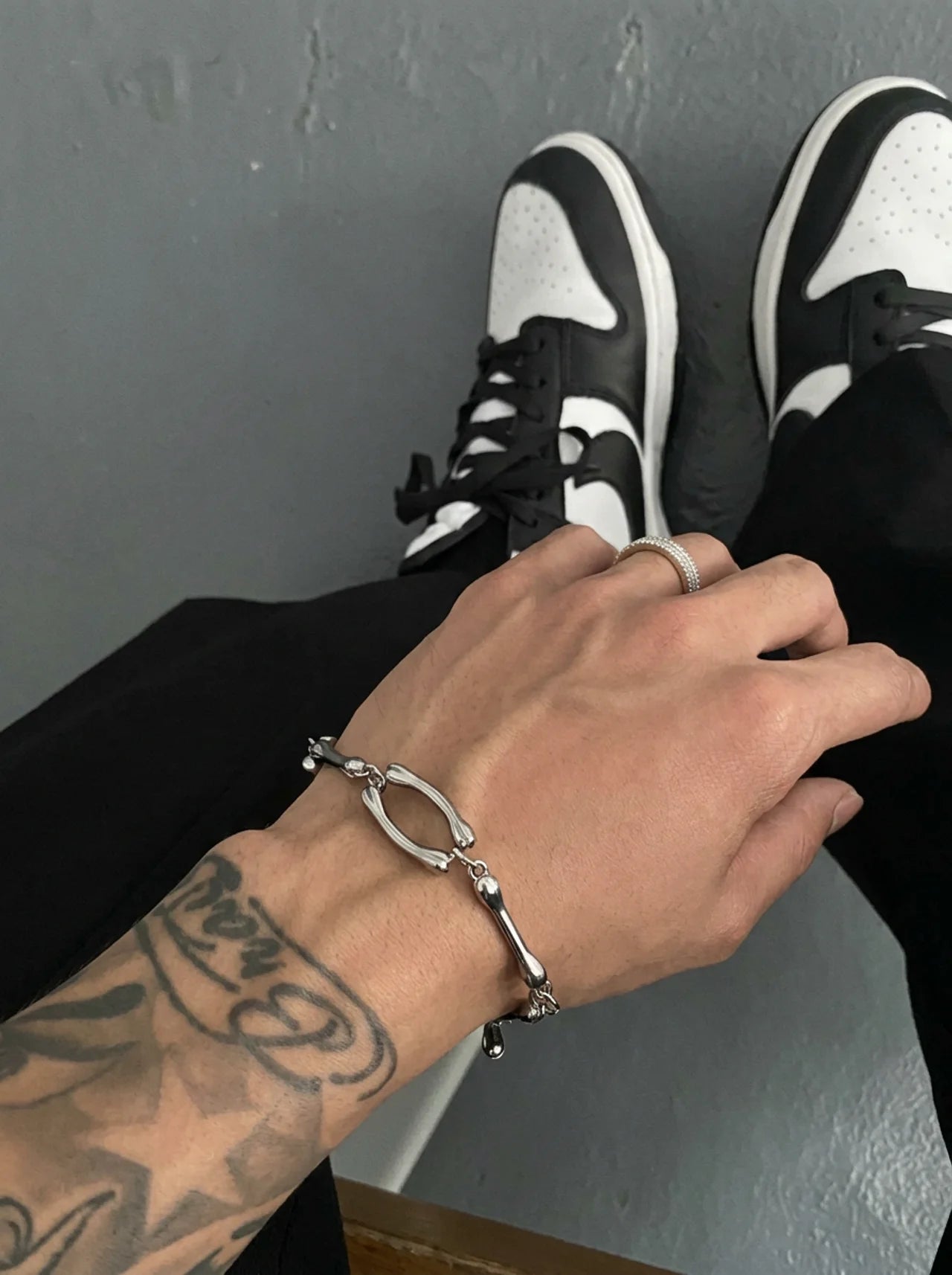 Bone Link Chain Bracelet