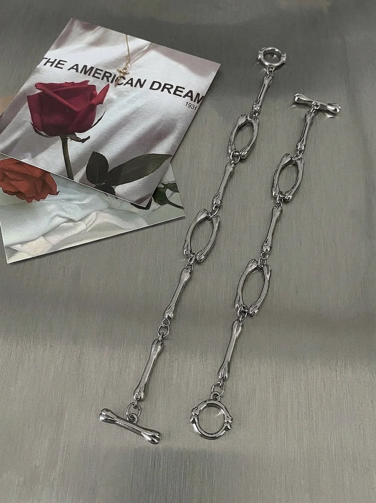 Bone Link Chain Bracelet