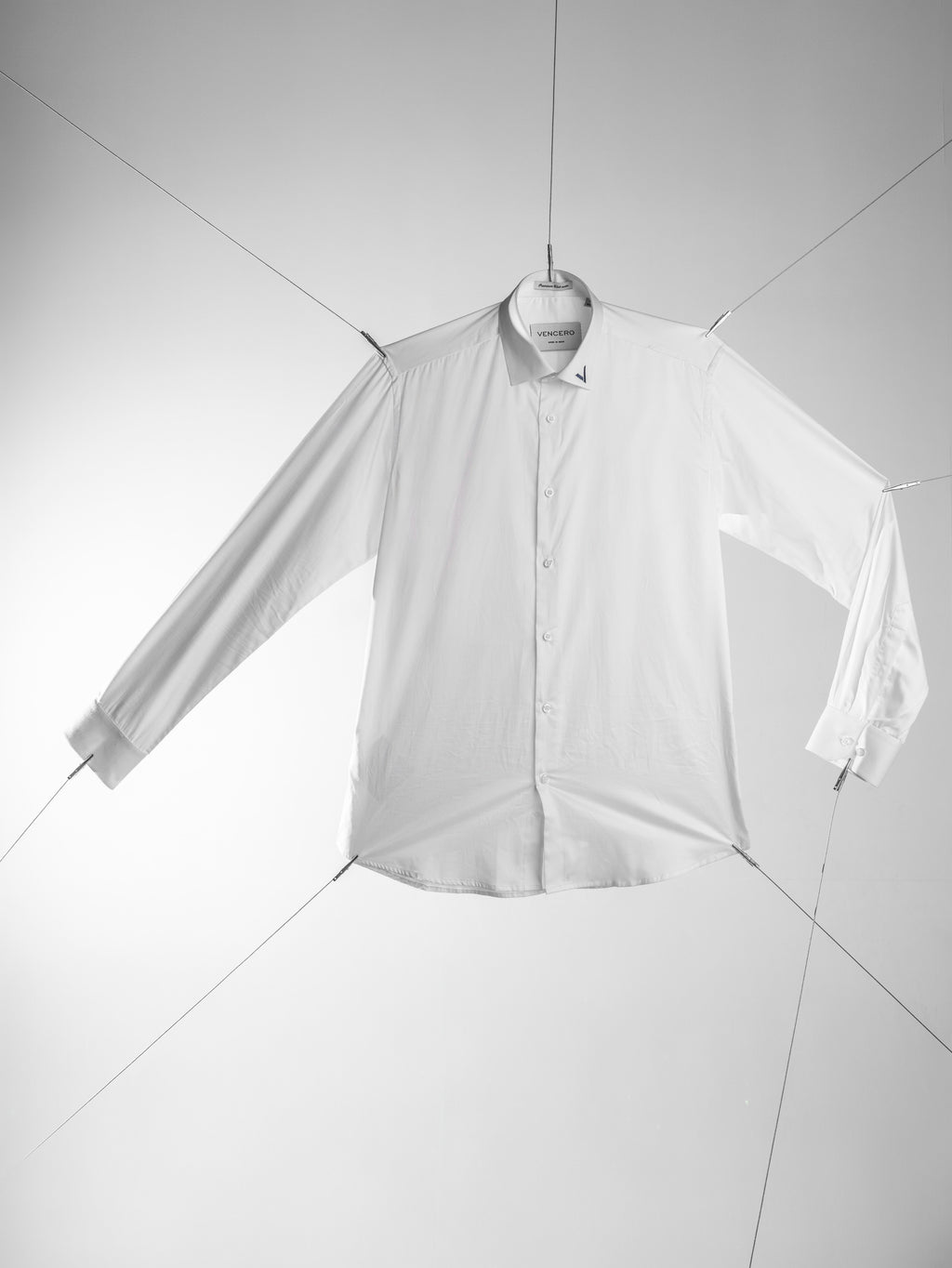 Signature White Contrast Collar Shirt